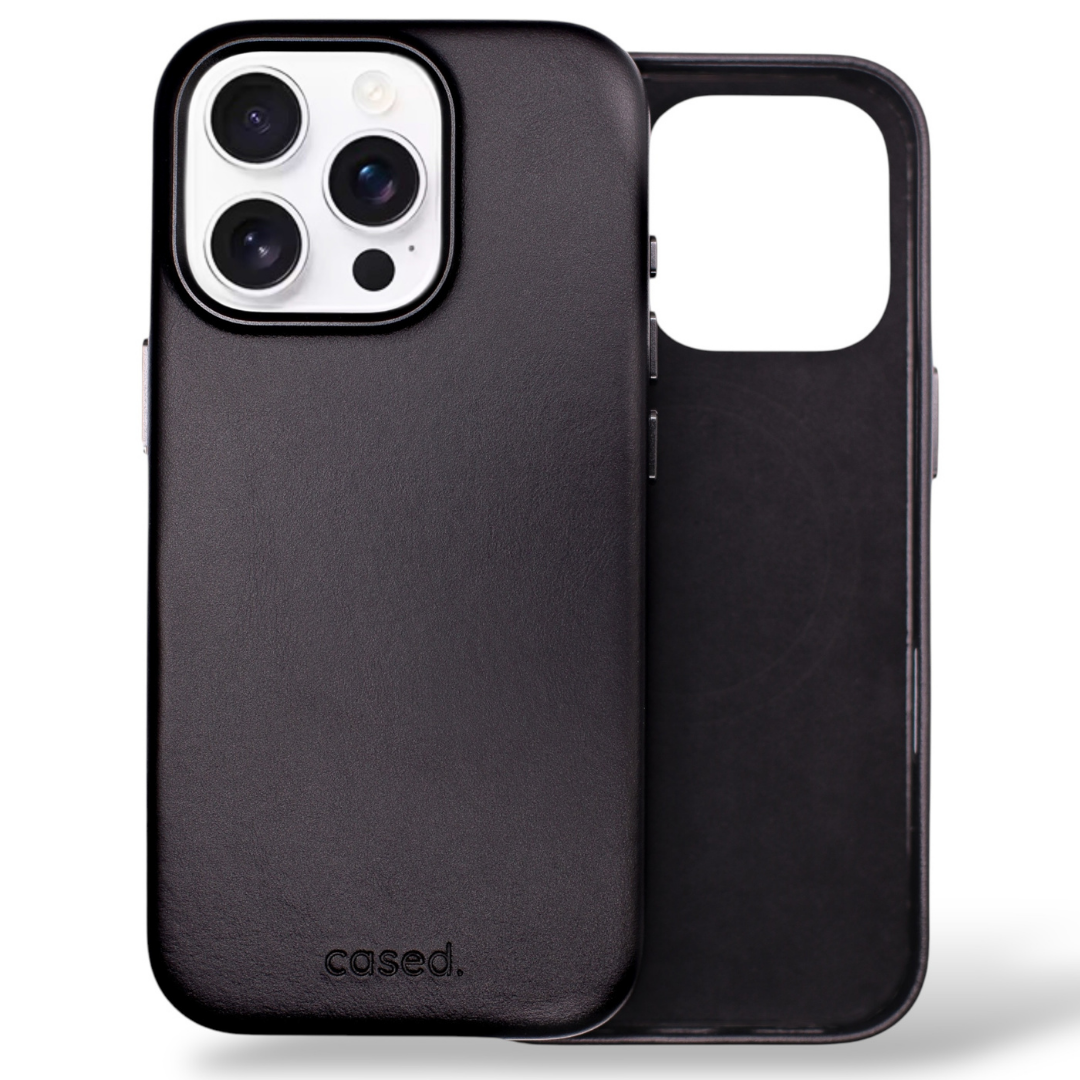 iPhone 16 Pro Case: Full Grain Onyx